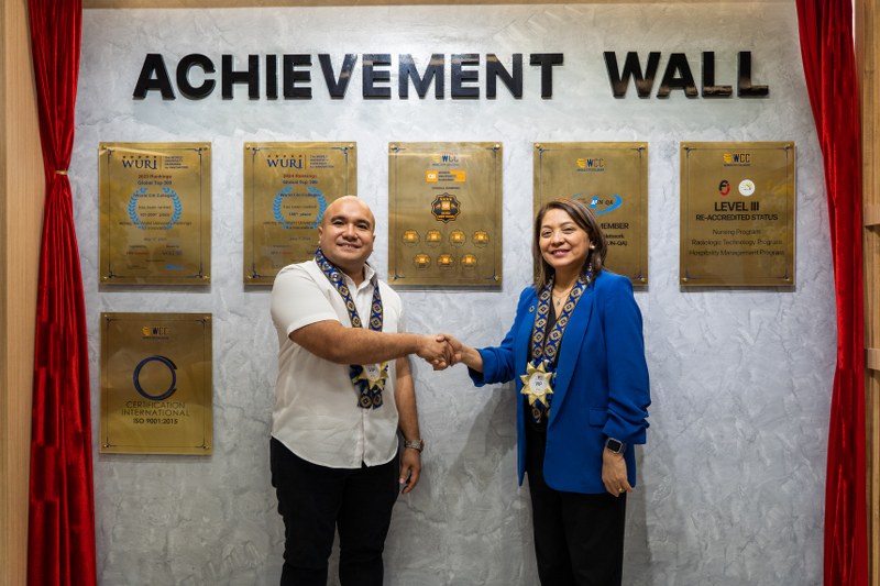 WCC Unveils Achievement Wall, Celebrating Global Recognitions and Academic Excellence